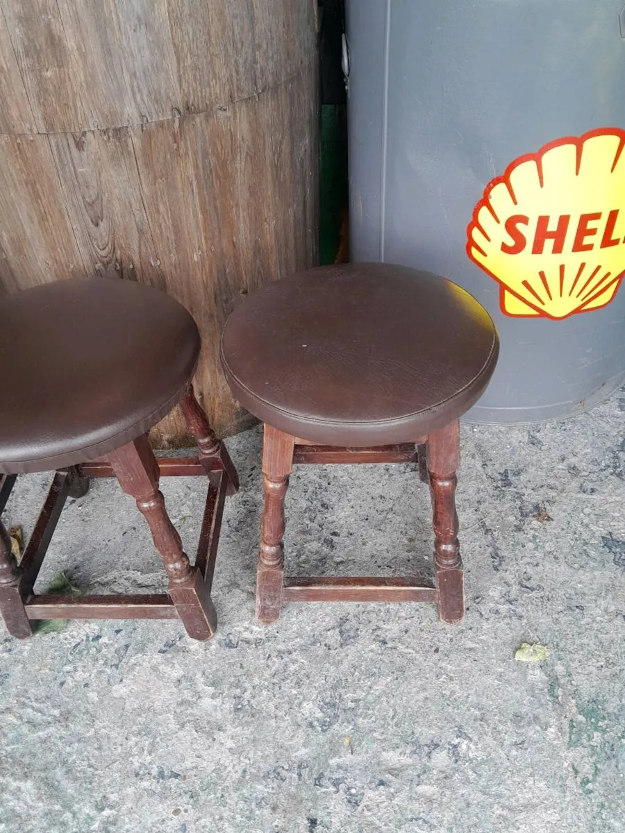 Three  small  bar stools - Image 4