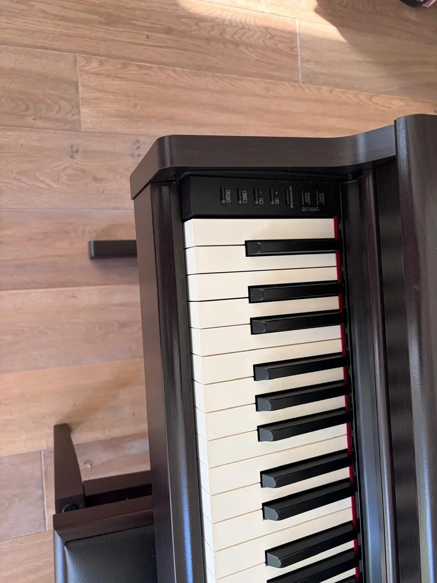 Yamaha electric piano and stool - Image 2