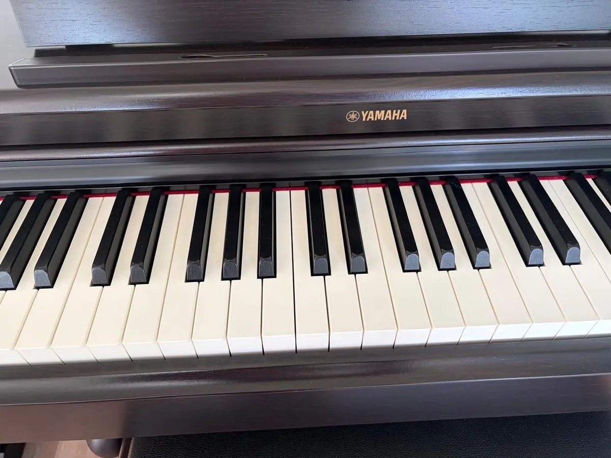 Yamaha electric piano and stool - Image 3