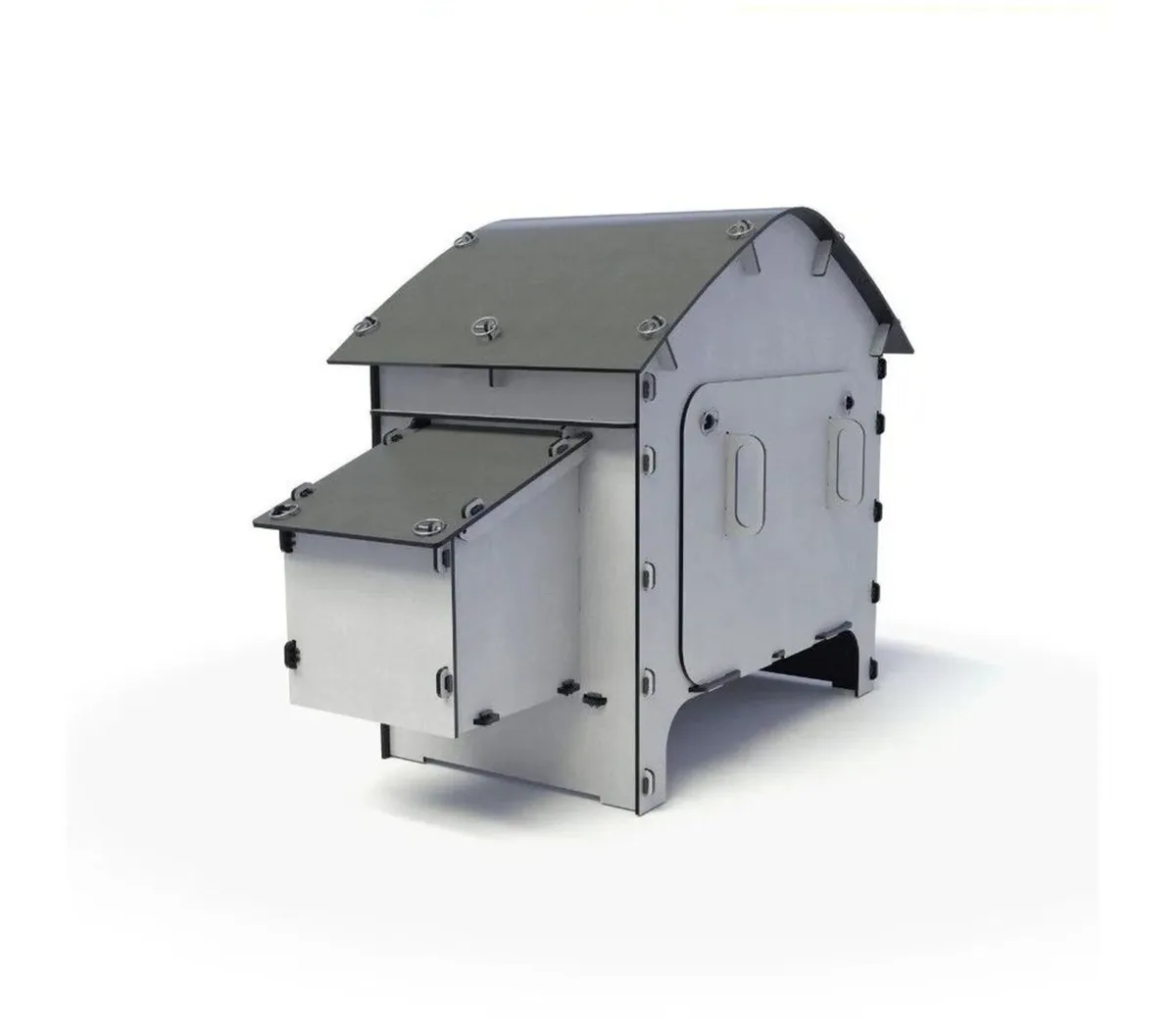4 Bird Plastic Poultry House.   Free Delivery - Image 3