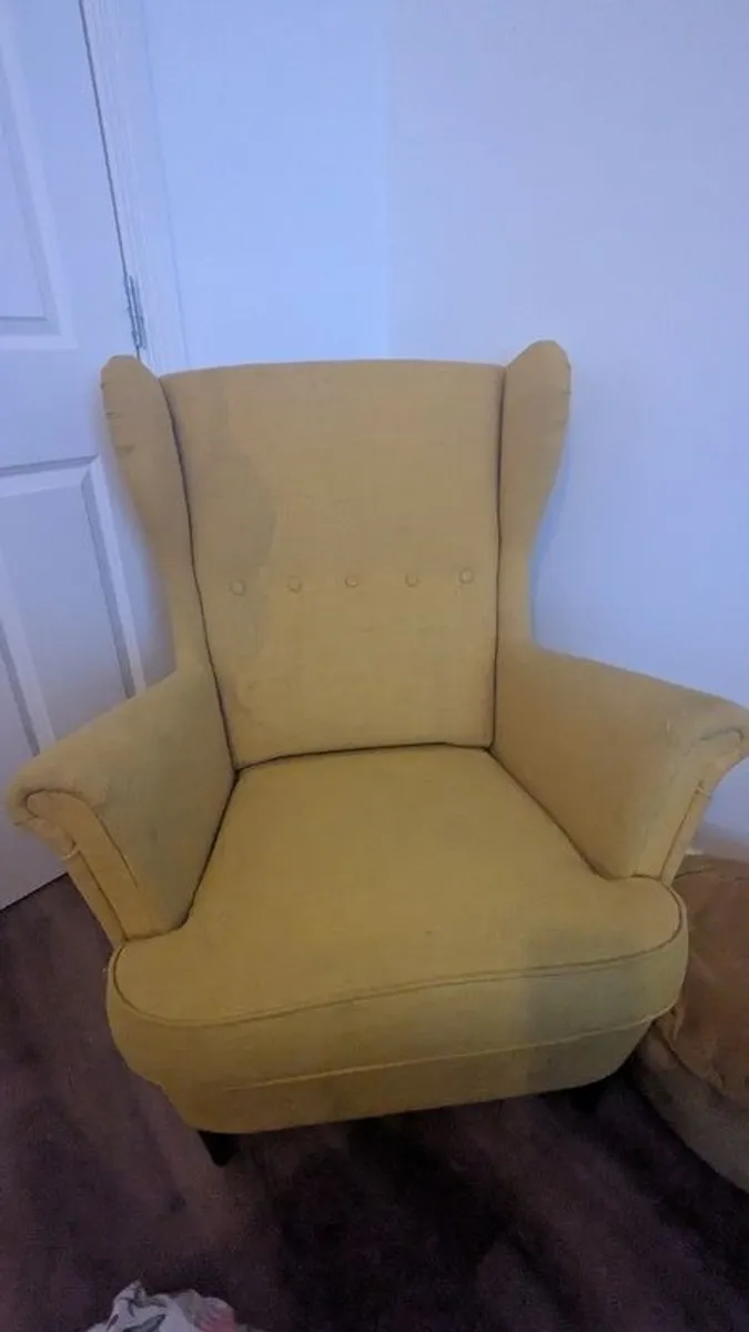 Ikea armchair + Footstool - Image 3