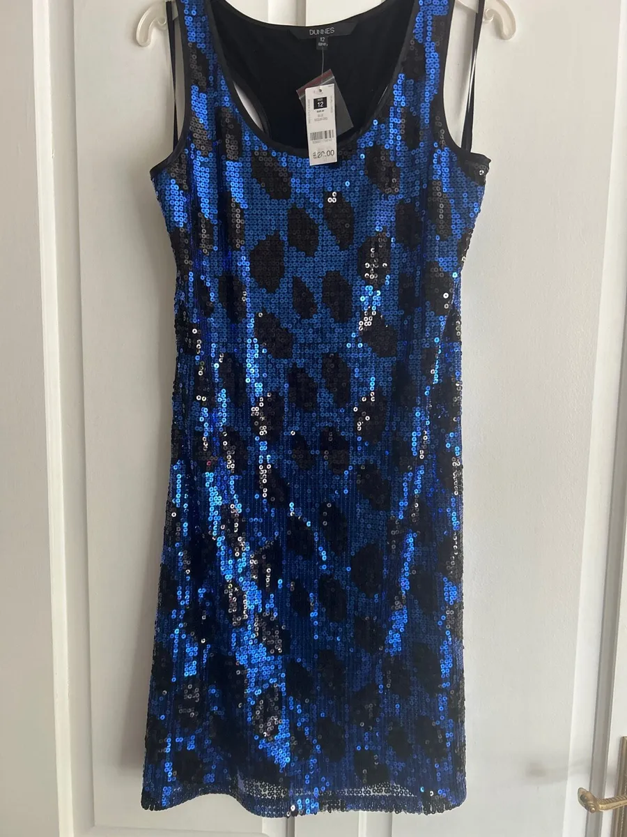 Black and blue bling dress - Image 1