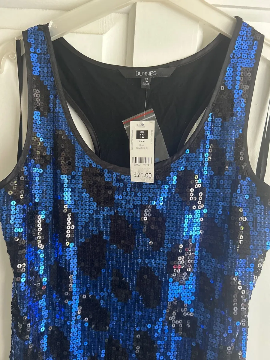 Black and blue bling dress - Image 2