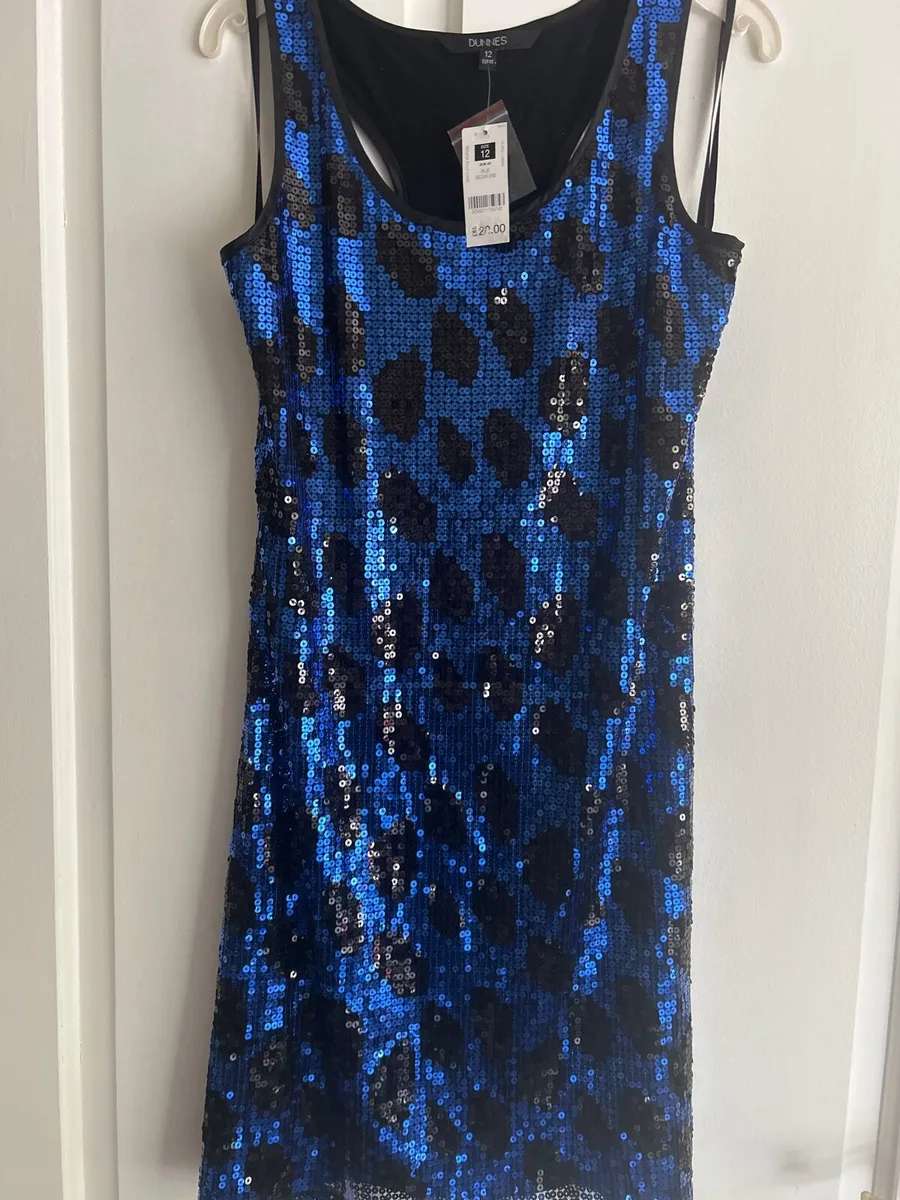 Black and blue bling dress - Image 3