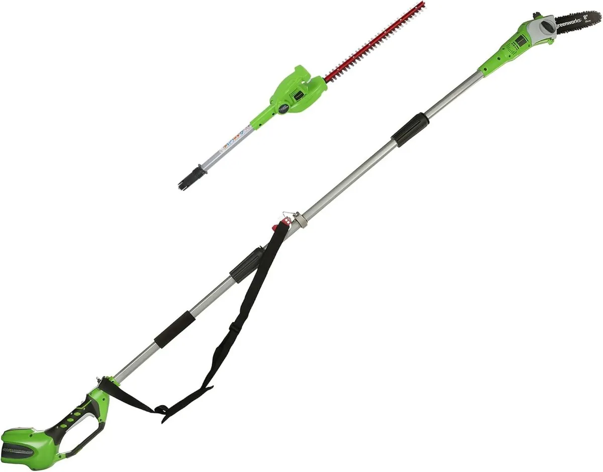 Greenworks 40V 2-in-1 Pole Saw and Hedge Trimmer