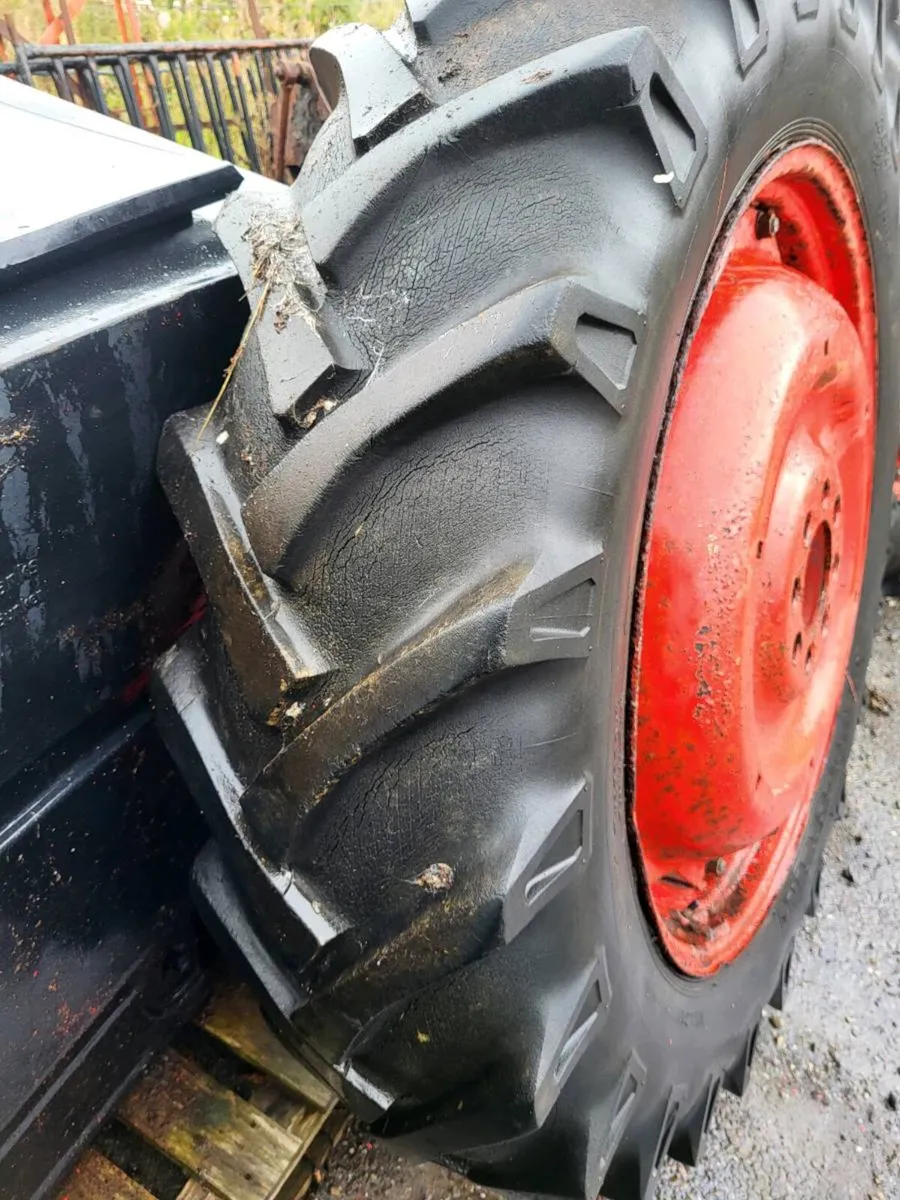 David brown 990 tractor wheels13.6 36 70% tread - Image 3