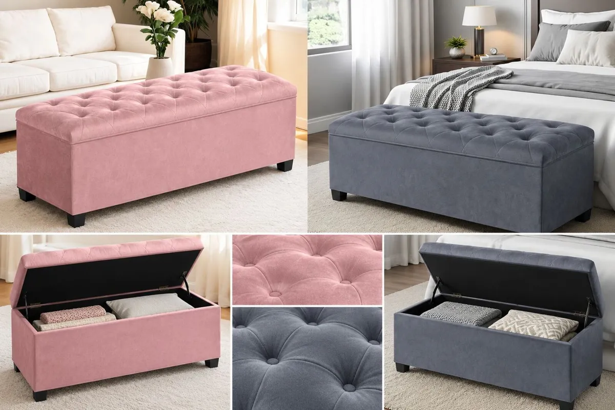 Bench with storage - FREE P&P - Image 1