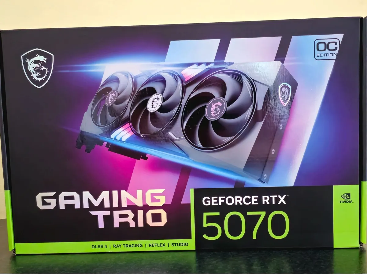 MSI RTX 5070 12G Gaming trio - Image 1