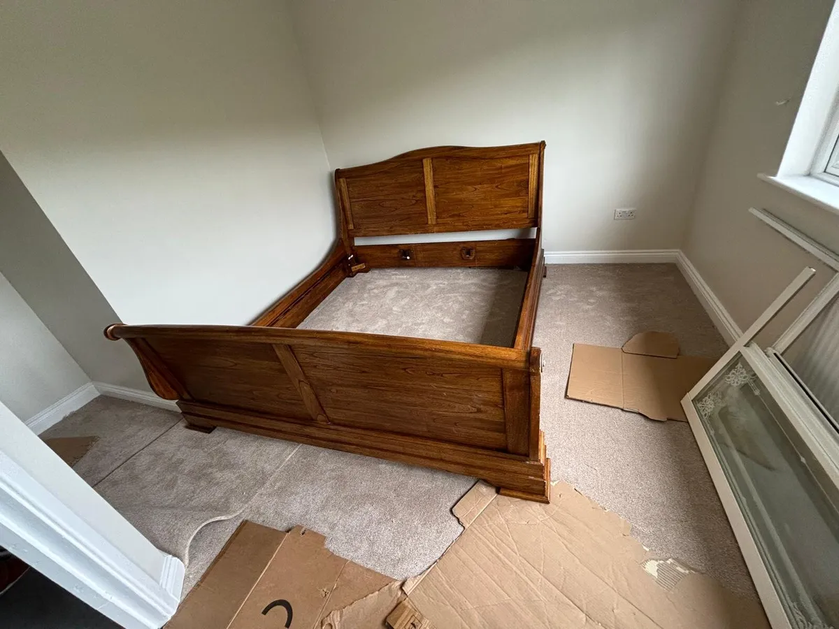 Sleigh bed new - Image 3