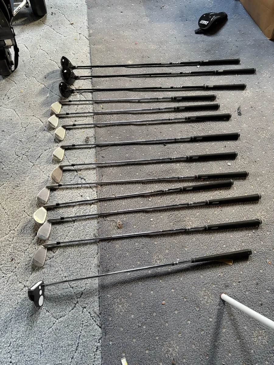 Left Hand Zucci Tour Touch Golf Clubs and Bag. - Image 2