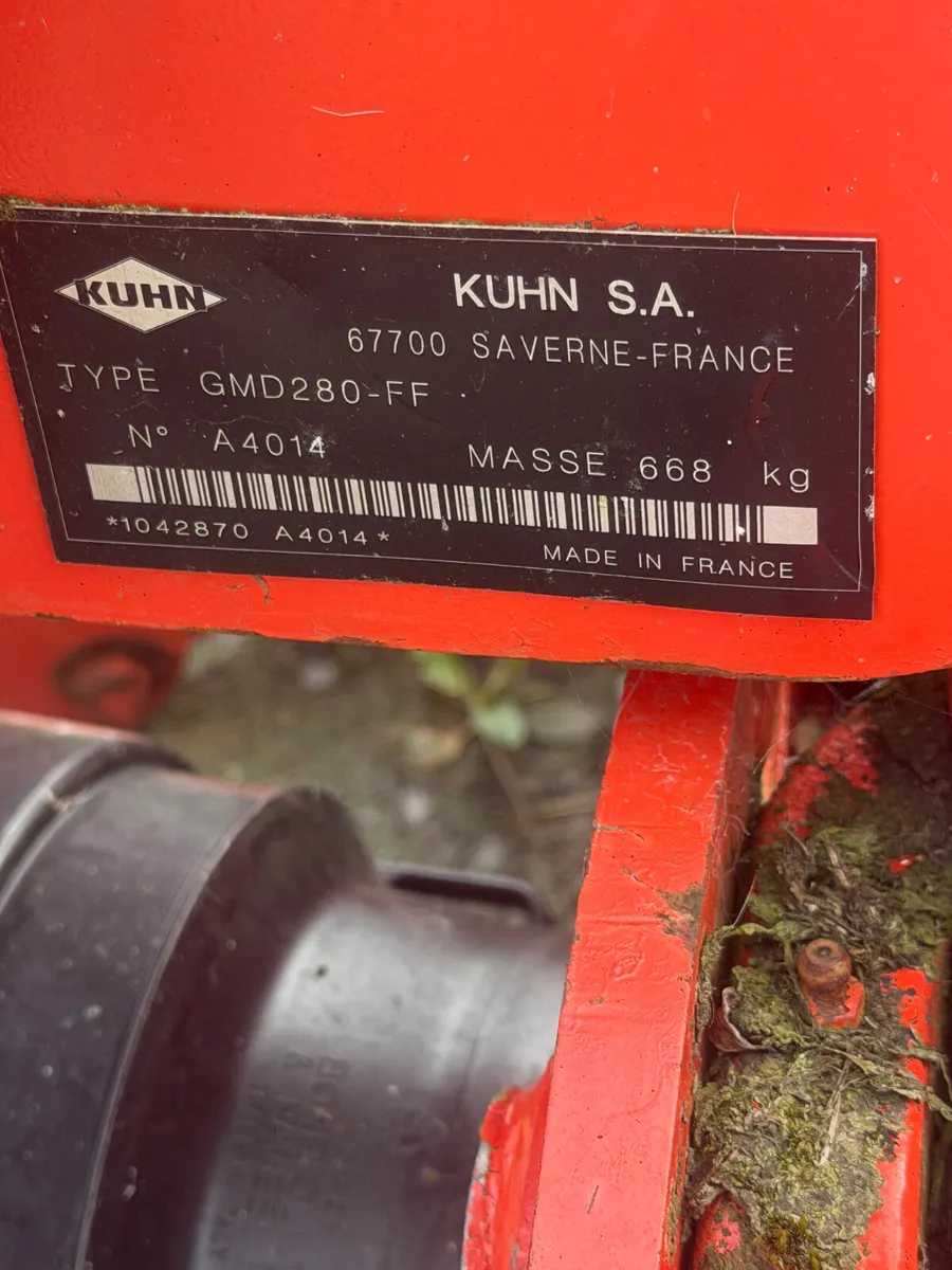 Kuhn cdm280 disc mower - Image 4