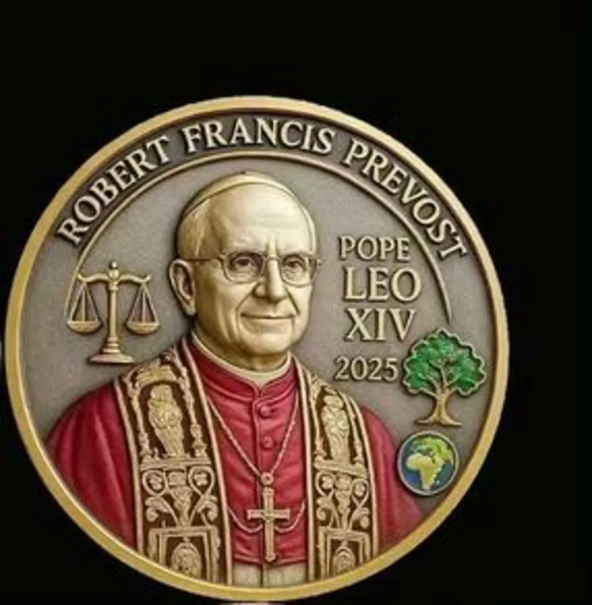 Commemorative coin - Pope Leo XIV
