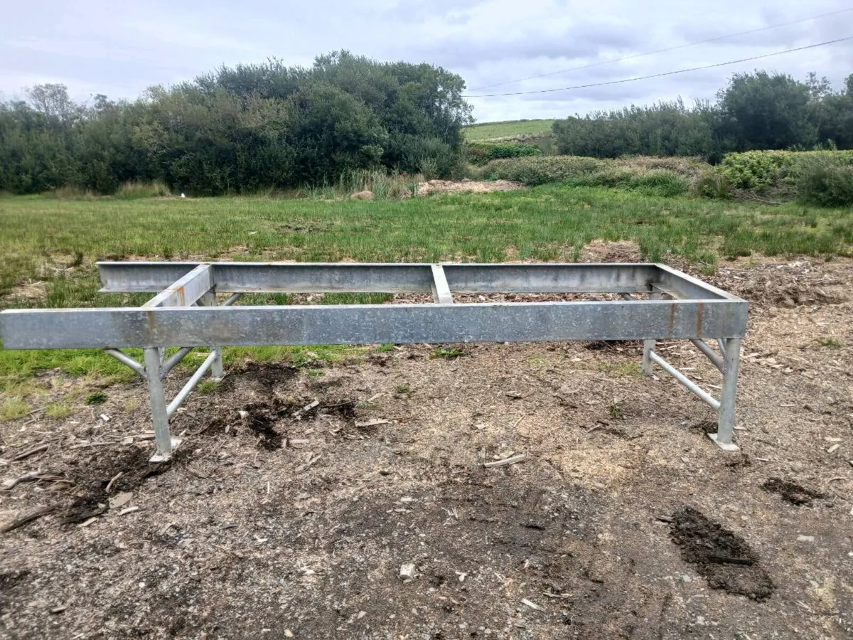 Heavy Duty Galvanised Log Deck - Image 1