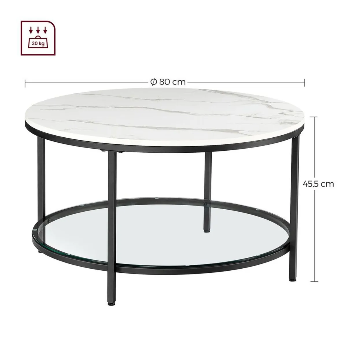 New coffee table with 2 shelves - FREE P&P - Image 2