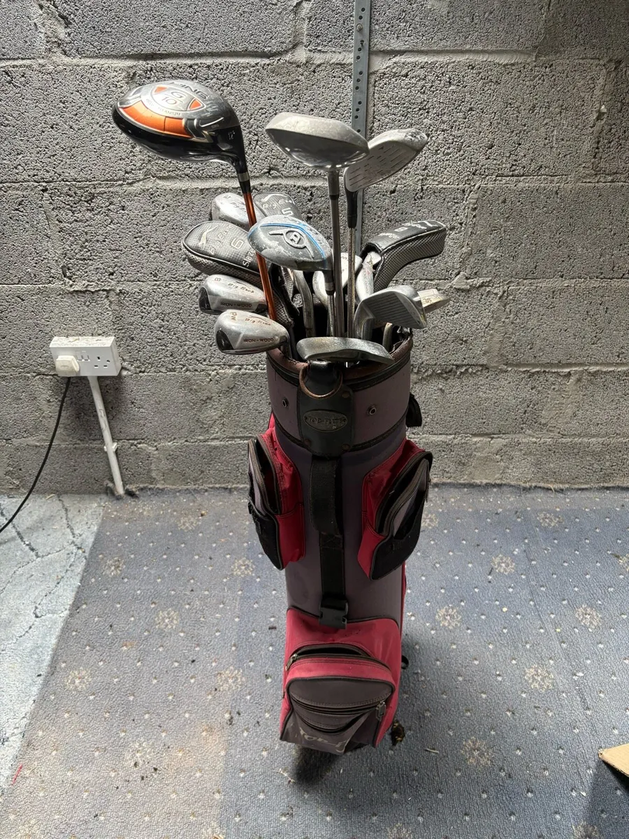Big Ezee Golf Clubs and bag - Image 1