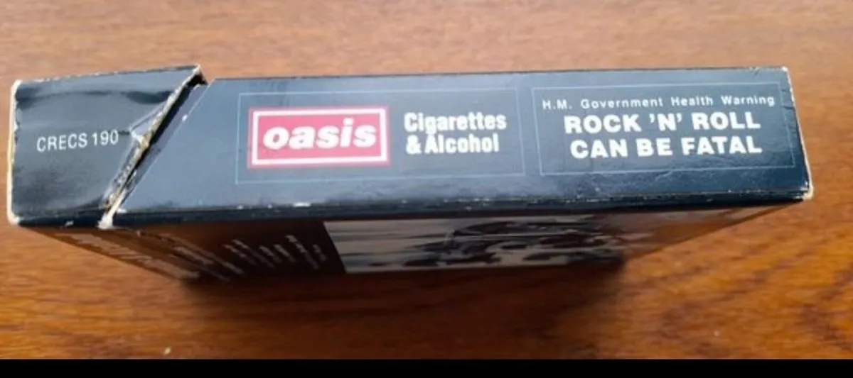 Oasis cassette cig & alc 1994 - Image 4