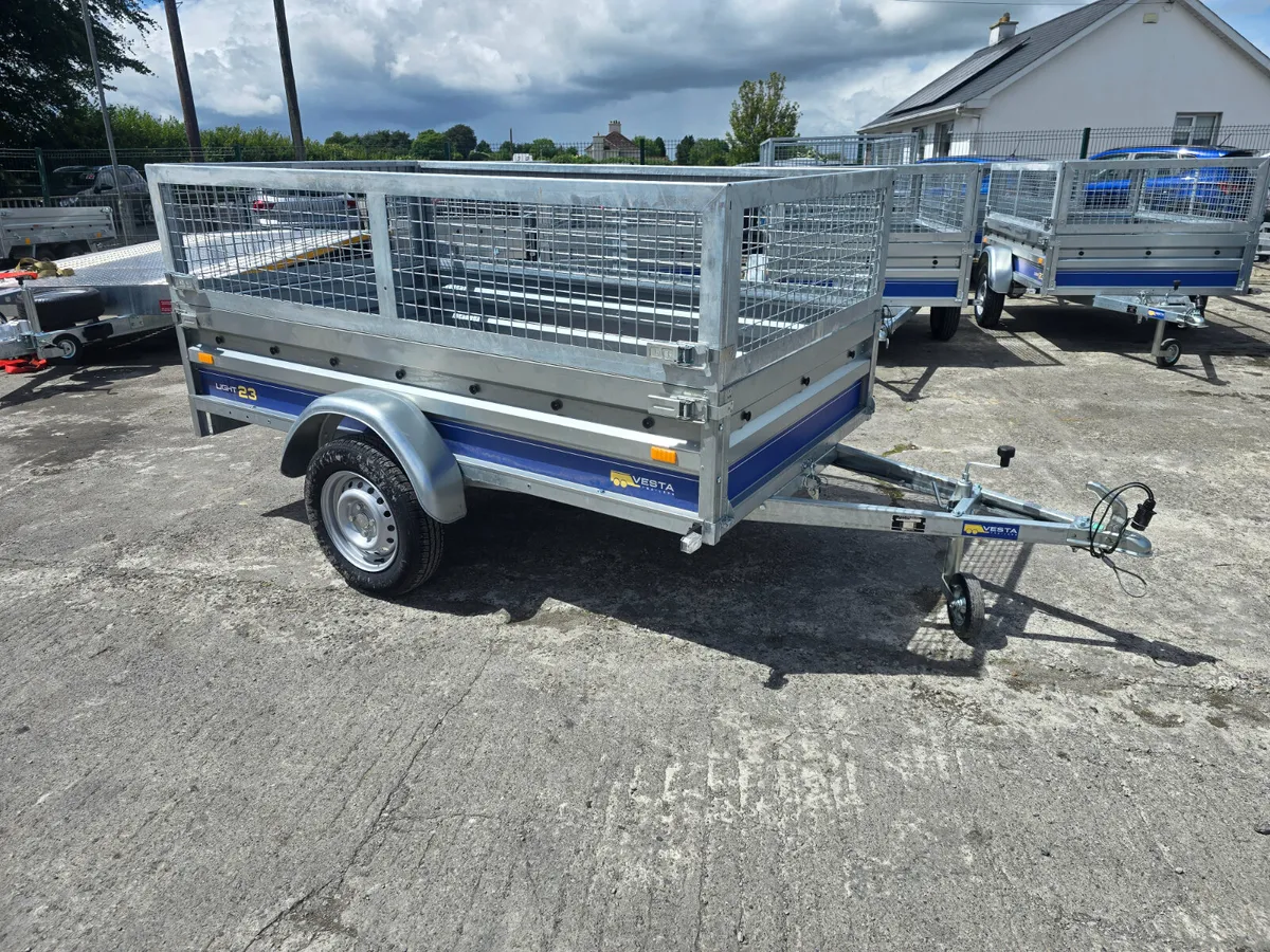 7x4 single axle trailer 750kg - Image 1