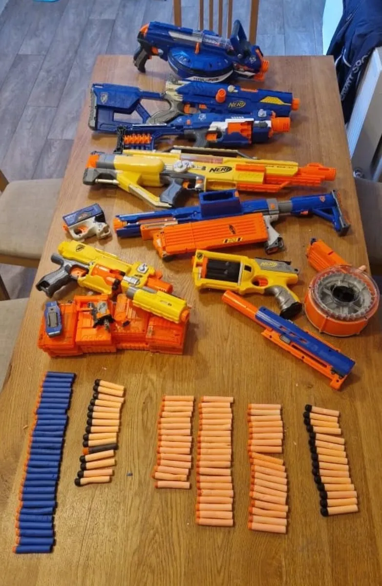 Collection of Nerf guns