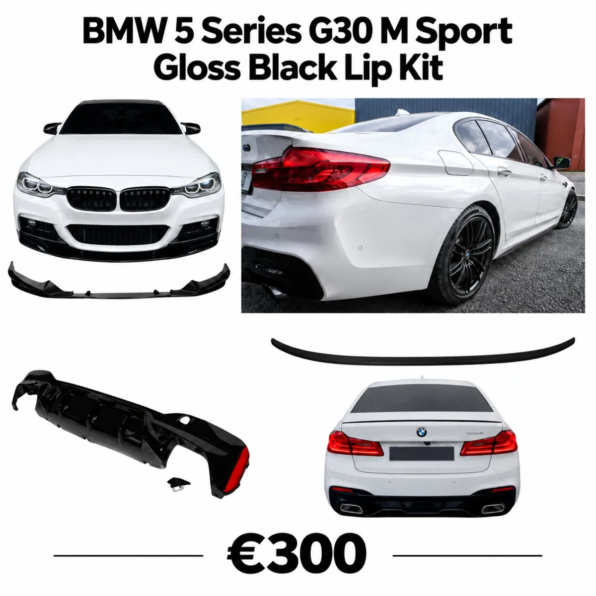 BMW G30 Msport Lip Kit