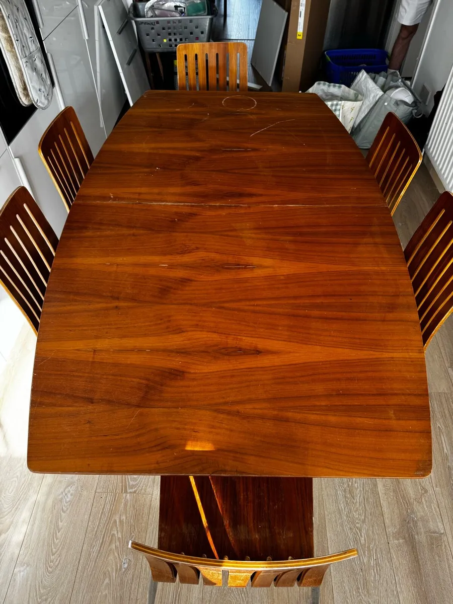 Free Kitchen Dining Extendable incl 6 Chairs - Image 2