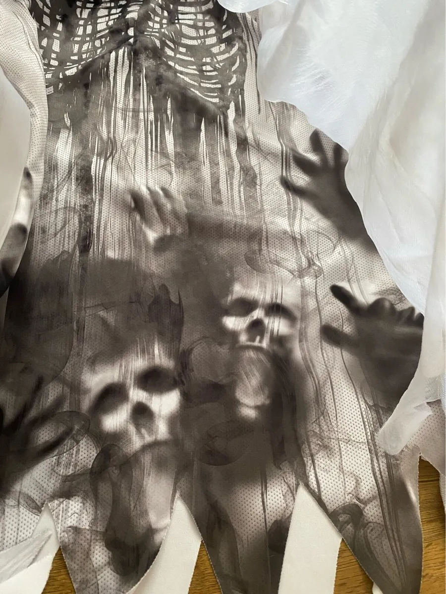Kids Creepy Halloween Spirit Ghost Costume - Image 4