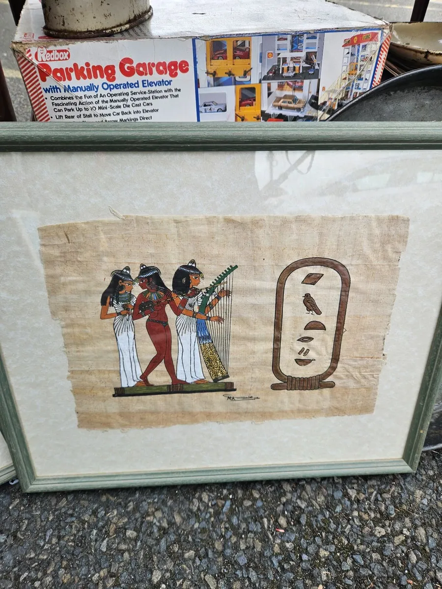Egyptian Picture on Cloth - Image 2