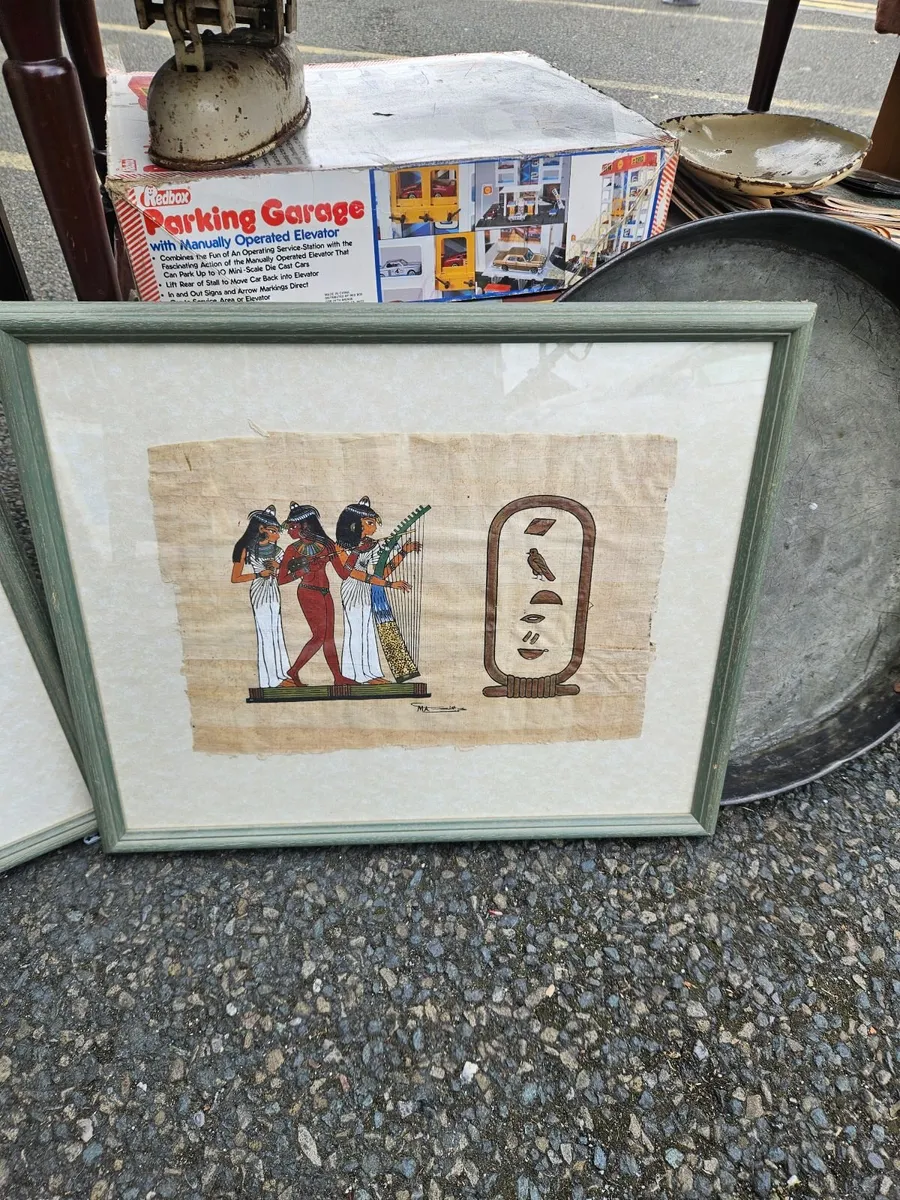 Egyptian Picture on Cloth - Image 1