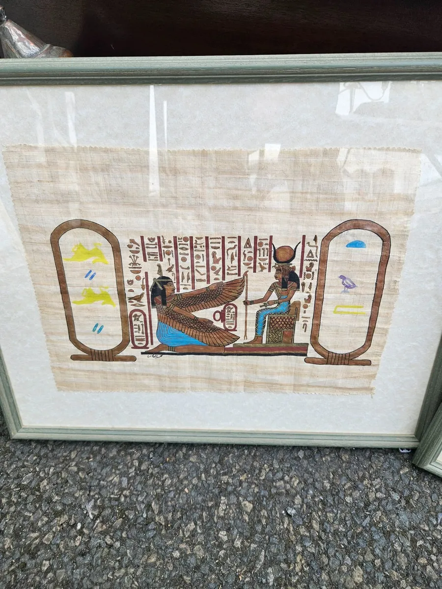 Egyptian Picture on Cloth - Image 3