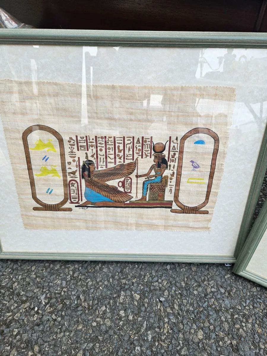 Egyptian Picture on Cloth - Image 2