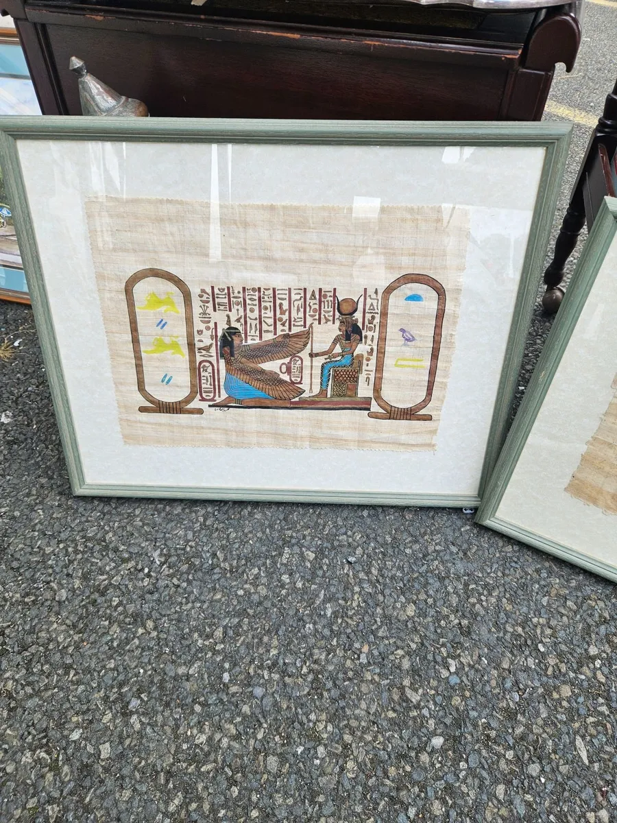 Egyptian Picture on Cloth - Image 3