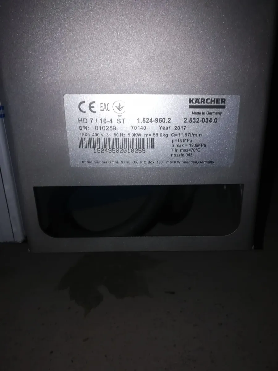 Karcher Stationary HD 7/16-4 ST Pressure Washer - Image 3