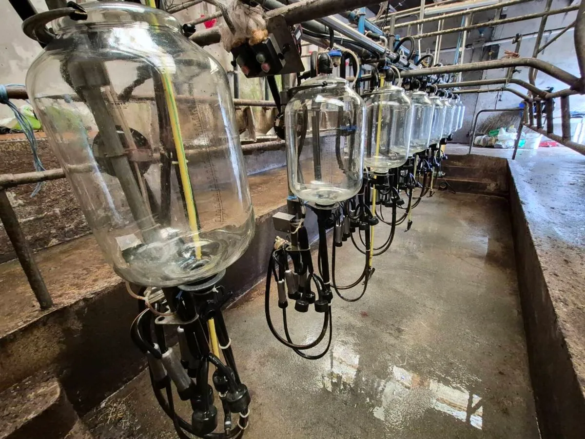 8 Unit DeLaval Milking Parlour – Complete - Image 1