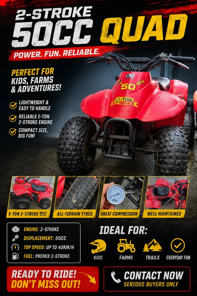 2STROKE ETON XTL 50CC - Image 1