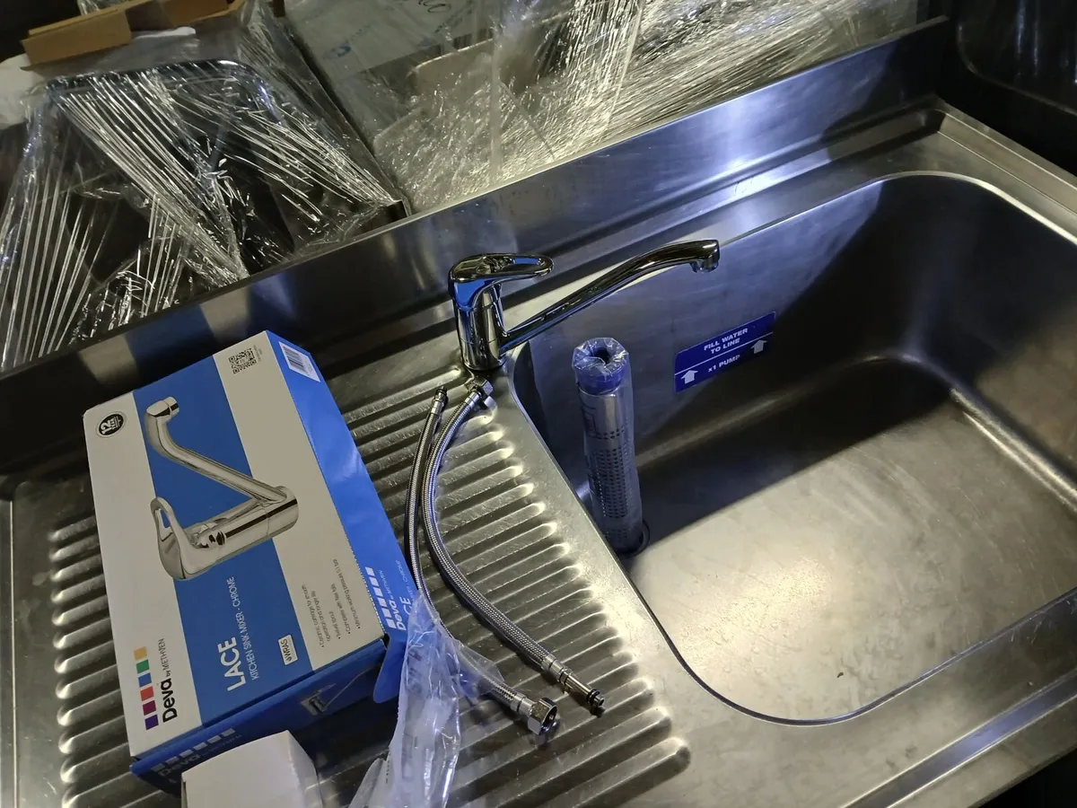Staneless steel cabbinet sink unit complete - Image 3