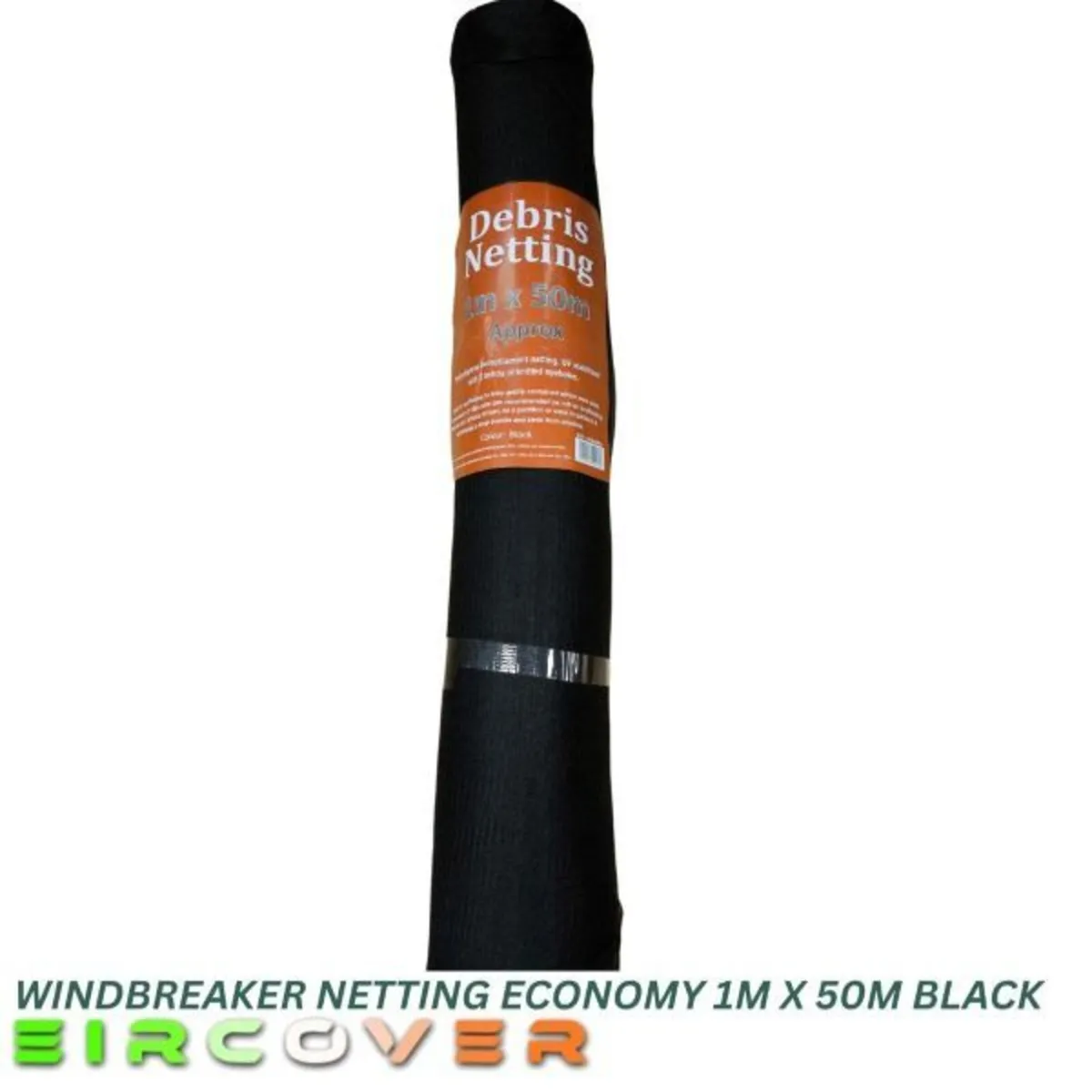 Windbreaker Netting 1m x 50m 50 gsm Black Economy - Image 2