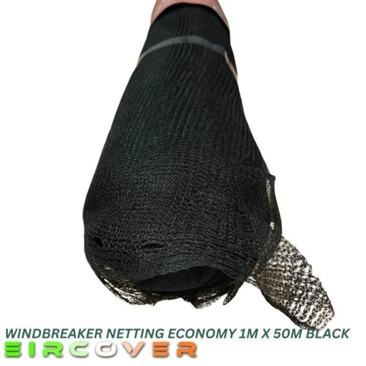 Windbreaker Netting 1m x 50m 50 gsm Black Economy - Image 4