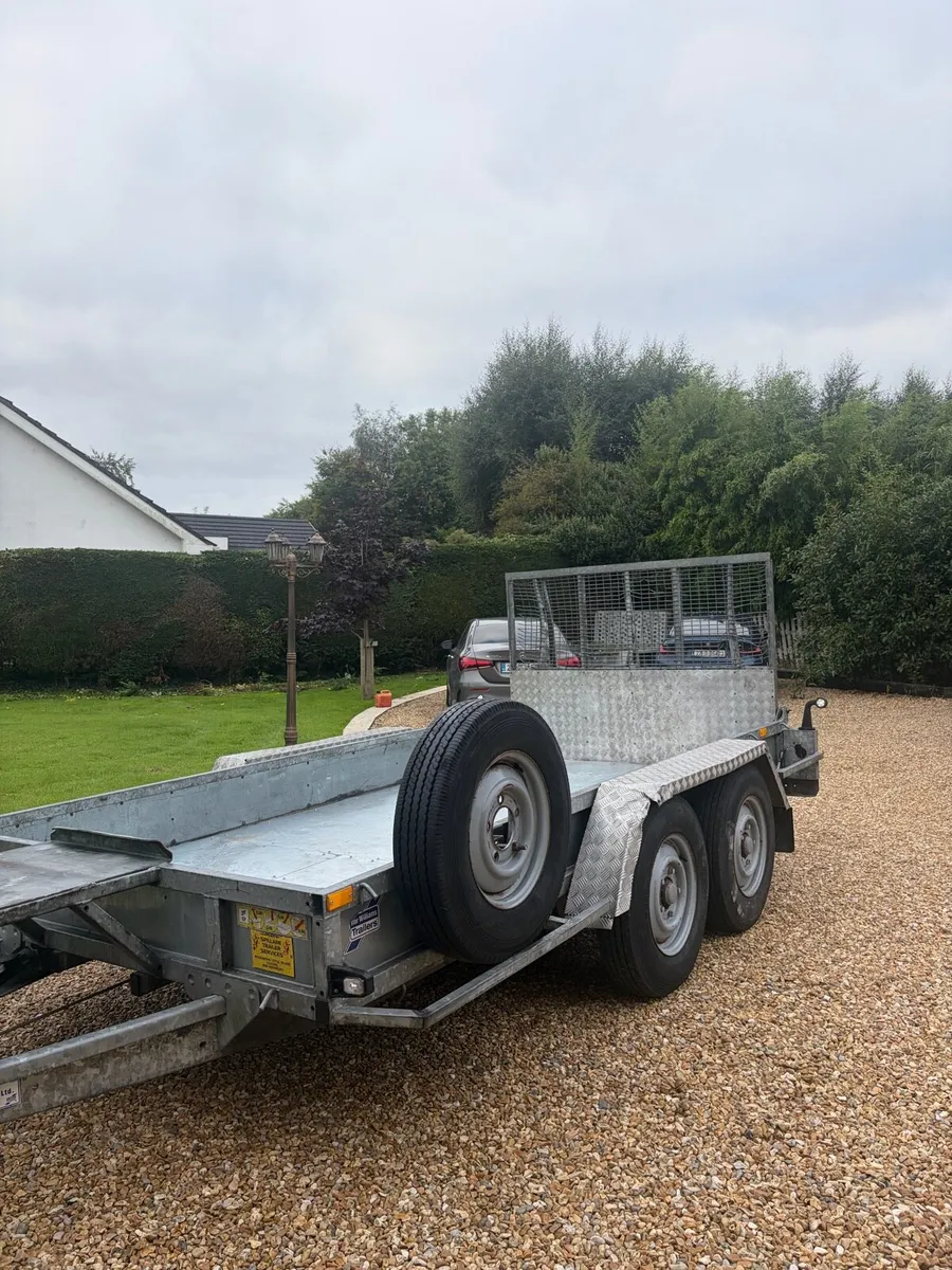 12x6 Ifor Williams plant trailer - Image 2