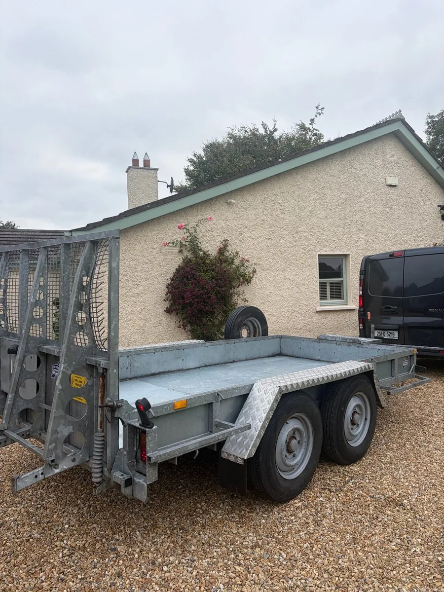 12x6 Ifor Williams plant trailer - Image 3