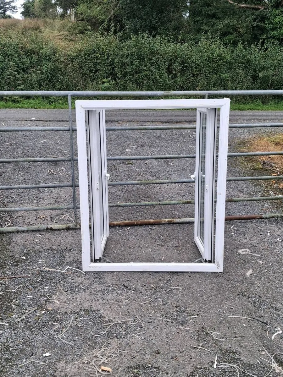 TWO PVC FRENCH WINDOWS - Image 2