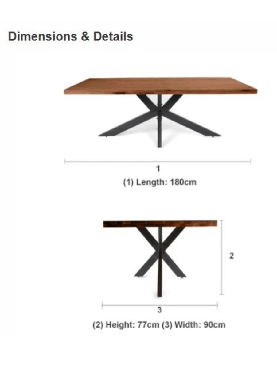 Solid Oak Sonoma Dining Set + 2 Bar Stools - Image 3