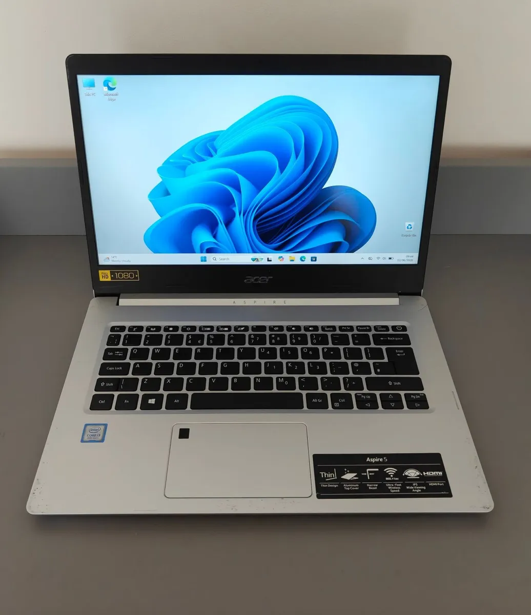 Acer Aspire 5, 8gen i3, 8GB RAM, 256GB SSD - Image 1