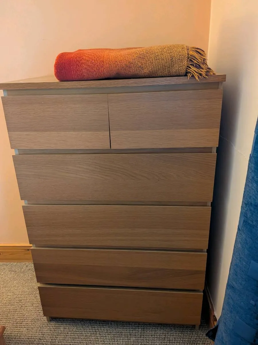 ikea malm lockers and drawer - Image 4