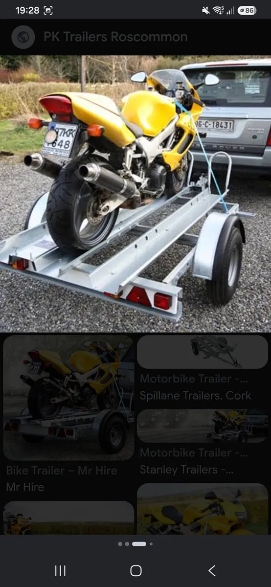 Motorcycle trailer - Image 1
