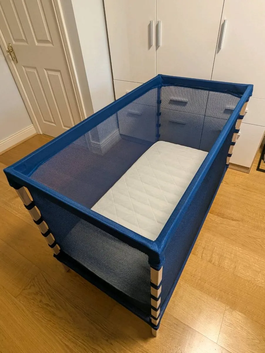 IKEA FLITIG Baby Cot / Toddler Bed with Mattress - Image 1