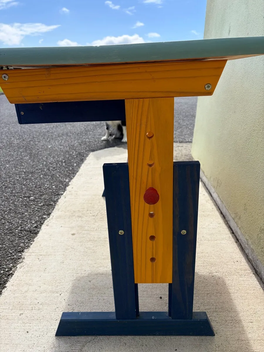 2 children’s and adult adjustable study desks - Image 2