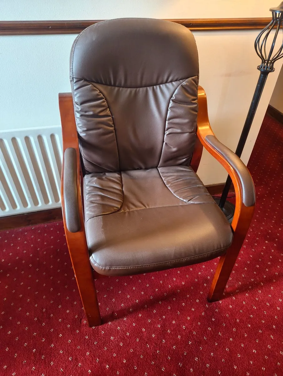 Leather Armchair - Image 1