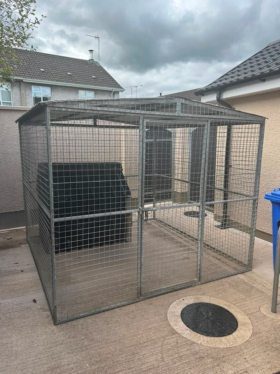 8x8 galvanised dog cage - Image 1