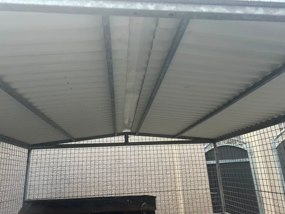 8x8 galvanised dog cage - Image 2