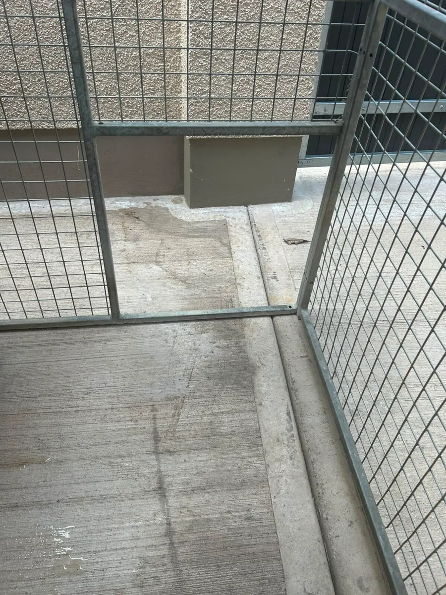 8x8 galvanised dog cage - Image 3