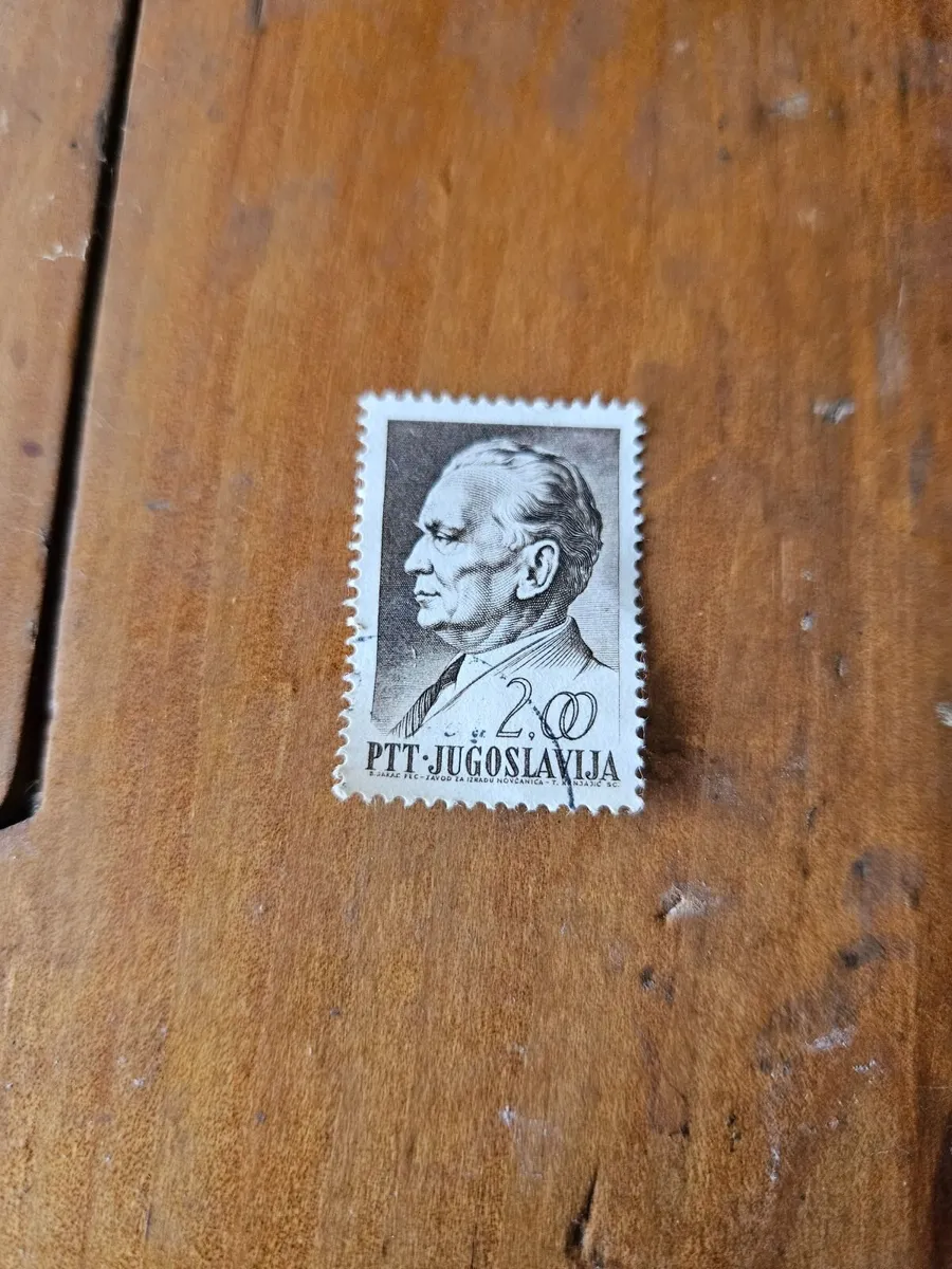 Vintage Yugoslavia Tito Stamp - Image 1